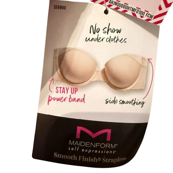 NWT maidenform small flaw as pictured beige size 40DD - Picture 8 of 12